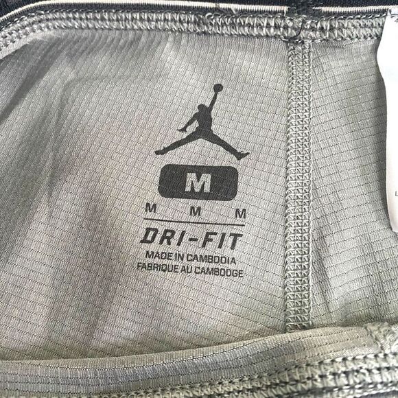 Nike Air Jordan Jumpman Gray Compression Athletic Shorts AT3138-099 Mens size M - Picture 7 of 9